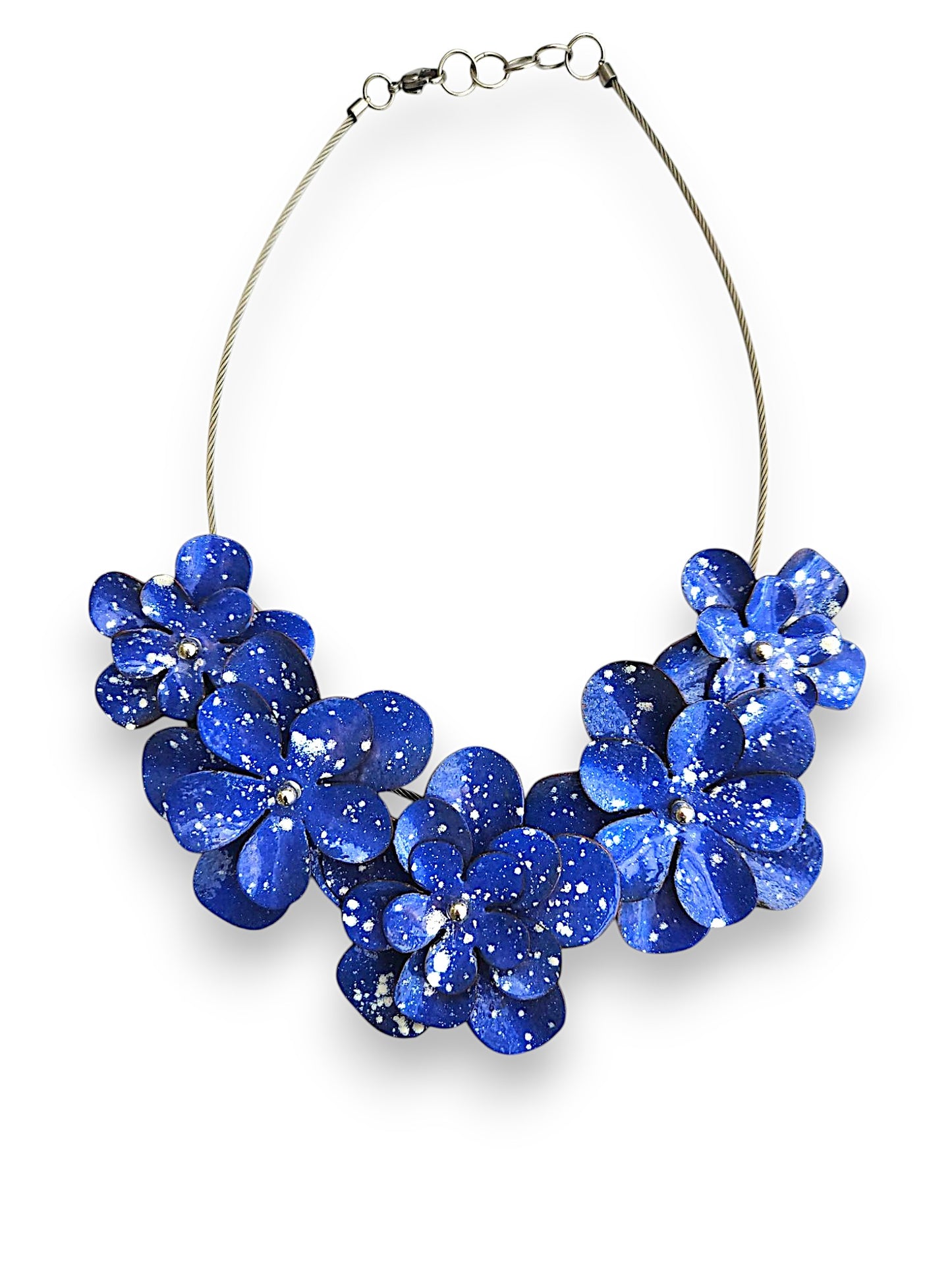 5-Way Cobalt Blossom Necklace