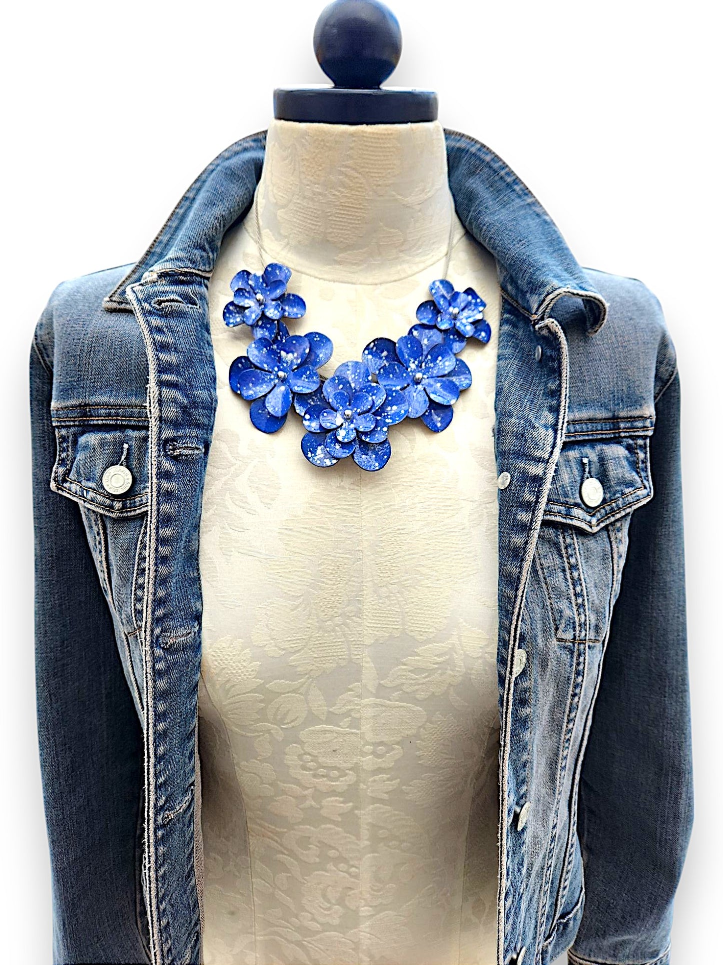 5-Way Cobalt Blossom Necklace