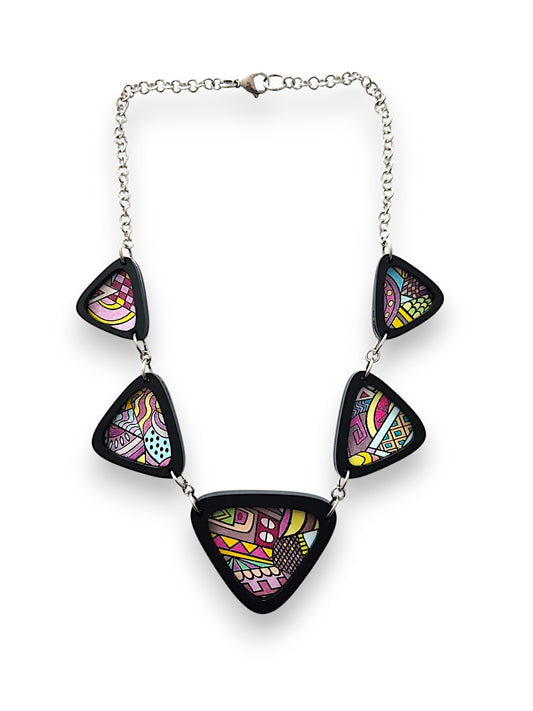 Cadre - Large Graffiti Necklace