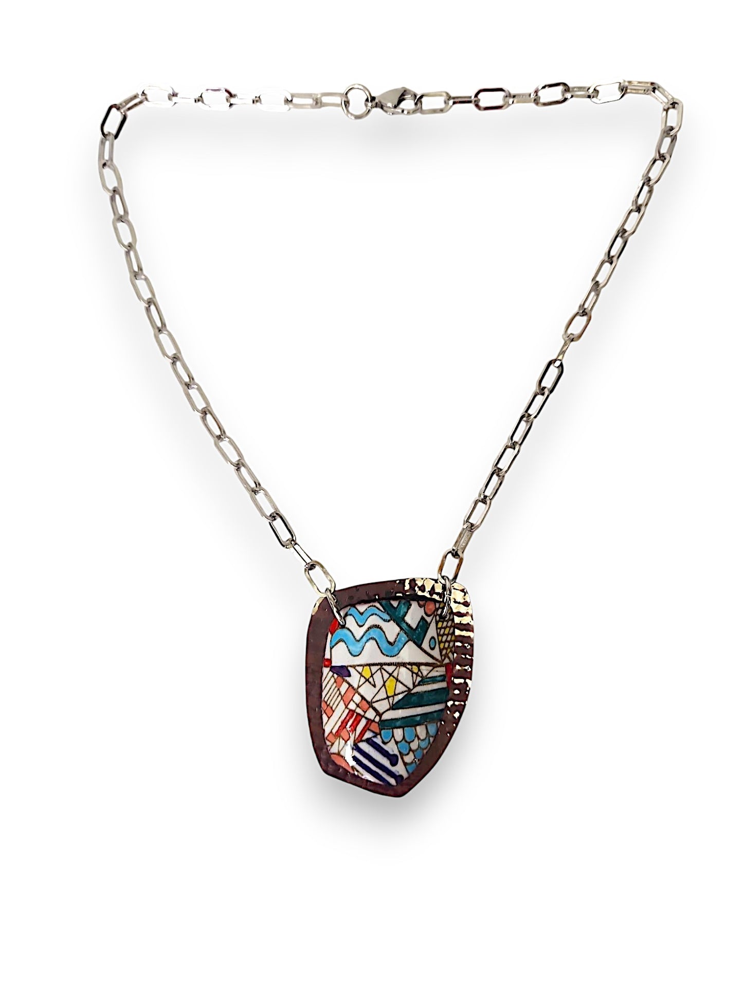 Mason Stain Kaleidoscope Necklace